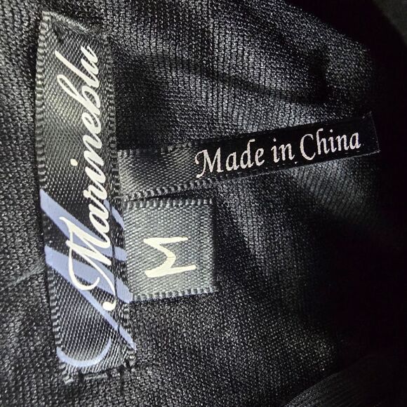 Marineblu Elegant Black Dress - Picture 4 of 6